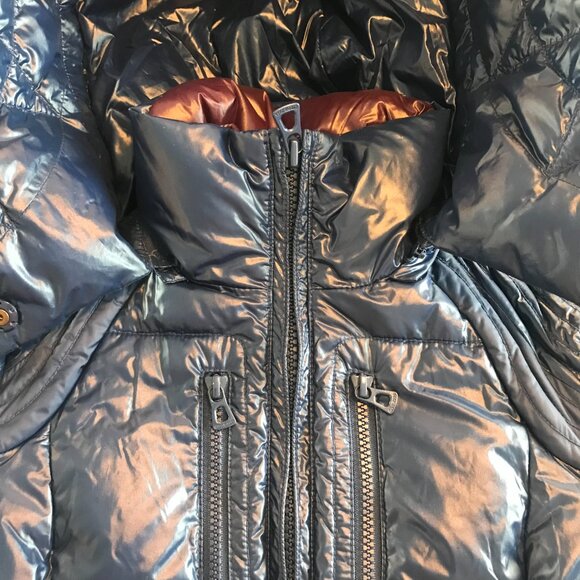 Hugo Boss puffer jacket detachable hood logo adjustable waist luxury designer - Picture 12 of 16